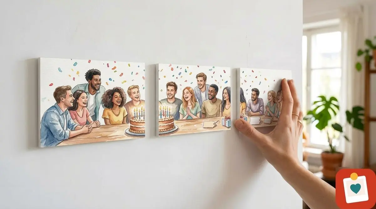 קאפה עם דבק 10 על 15 סֶנְטִימֶטֶר - תמונה מודפסת במסגרת לעמידה על מדף