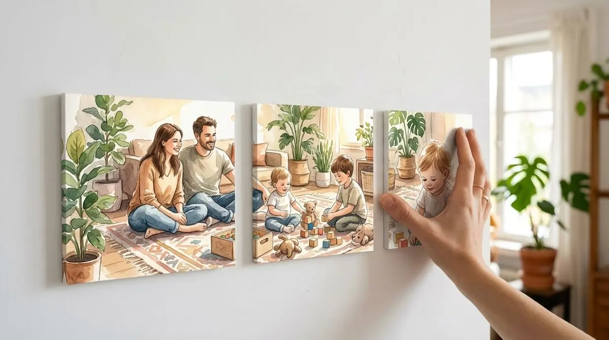 קאפה עם דבק 10 על 15 סֶנְטִימֶטֶר - תמונה מודפסת במסגרת לעמידה על מדף