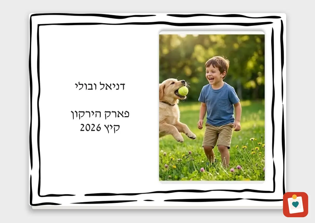 קאפה עם ברכה 20 על 15 סֶנְטִימֶטֶר - תמונה מודפסת במסגרת לעמידה על מדף
