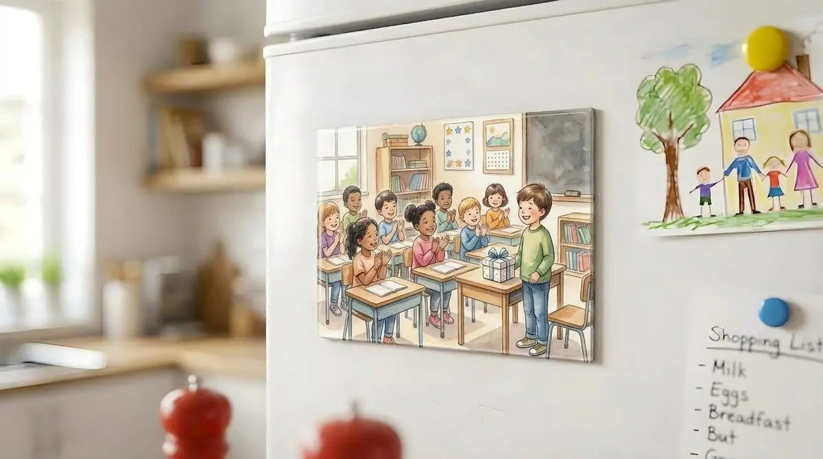 מגנט תמונה 10 על 15 סֶנְטִימֶטֶר - מגנט מתמונה אישית למקרר