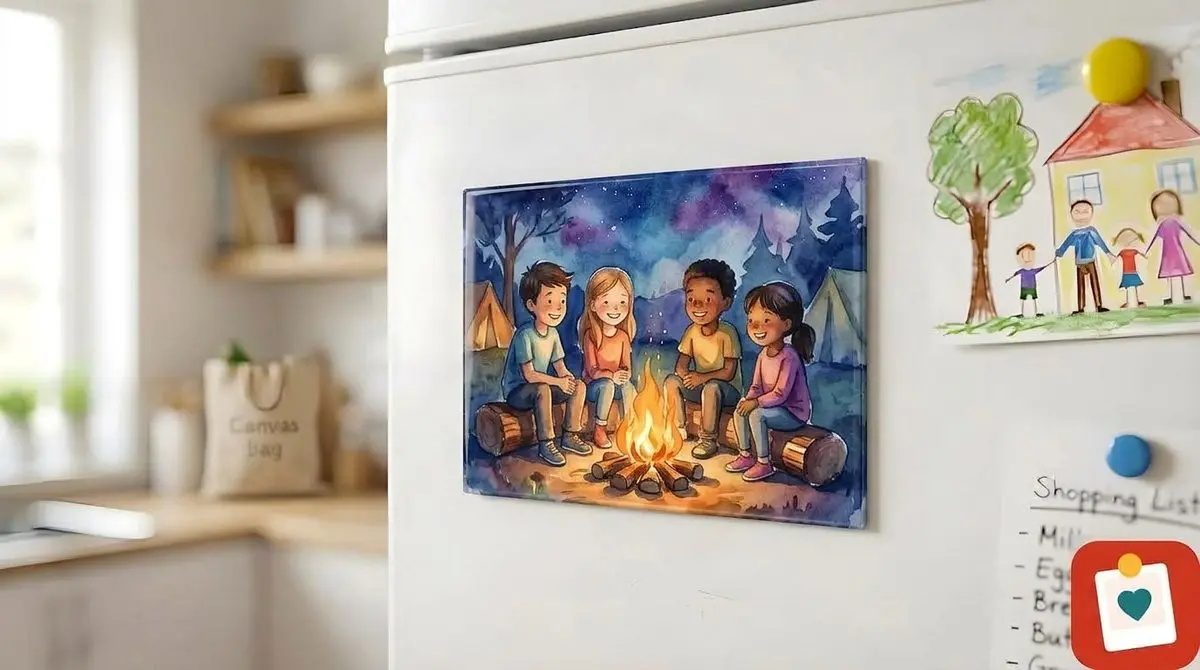 מגנט תמונה 10 על 15 סֶנְטִימֶטֶר - מגנט מתמונה אישית למקרר