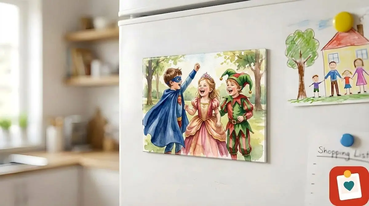 מגנט תמונה 10 על 15 סֶנְטִימֶטֶר - מגנט מתמונה אישית למקרר
