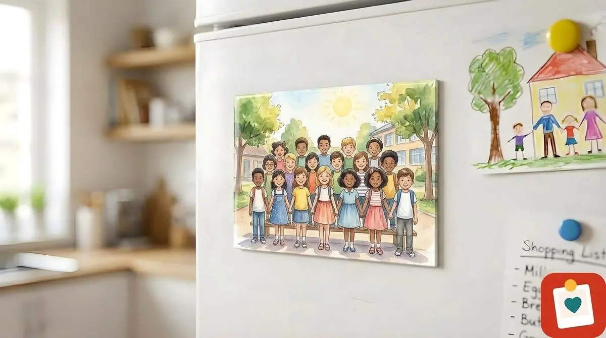 מגנט תמונה 10 על 15 סֶנְטִימֶטֶר - מגנט מתמונה אישית למקרר