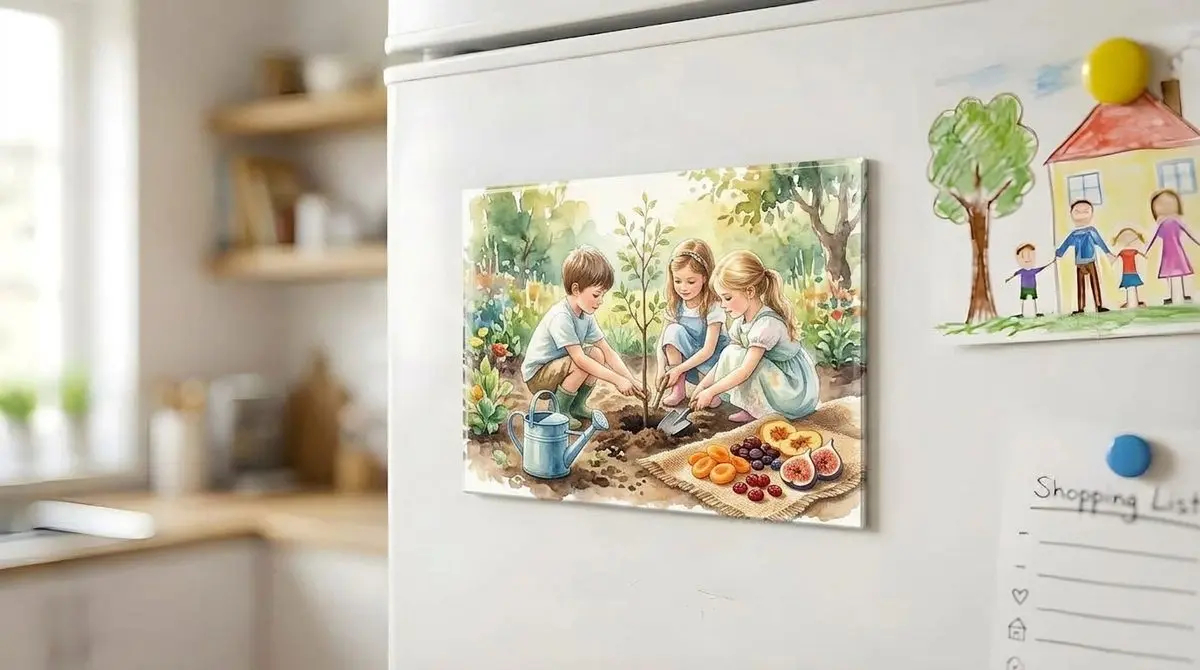 מגנט תמונה 10 על 15 סֶנְטִימֶטֶר - מגנט מתמונה אישית למקרר