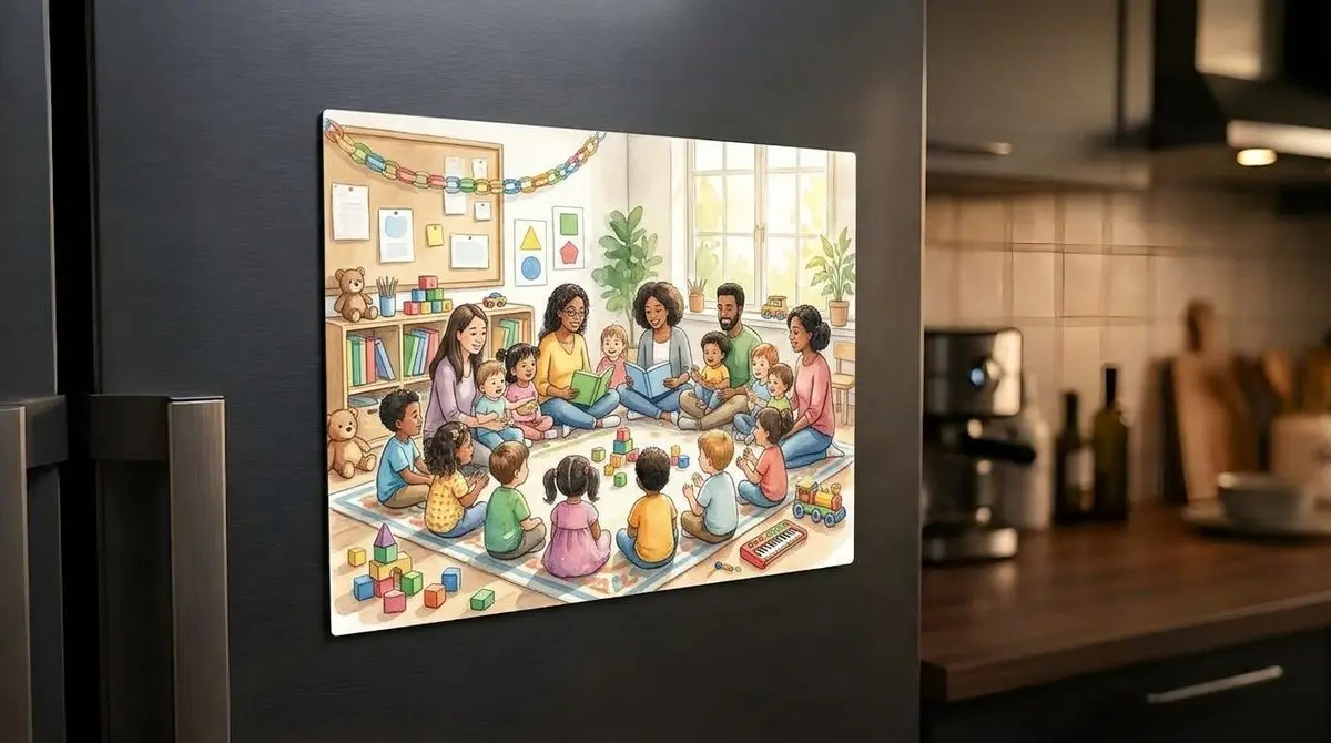 מגנט תמונה 15 על 20 סֶנְטִימֶטֶר - מגנט מתמונה אישית למקרר