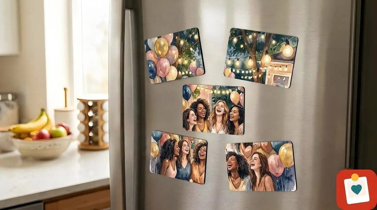 מגנט תמונה 7.5 על 10 סֶנְטִימֶטֶר - מגנט מתמונה אישית למקרר