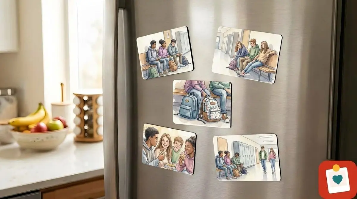 מגנט תמונה 7.5 על 10 סֶנְטִימֶטֶר - מגנט מתמונה אישית למקרר