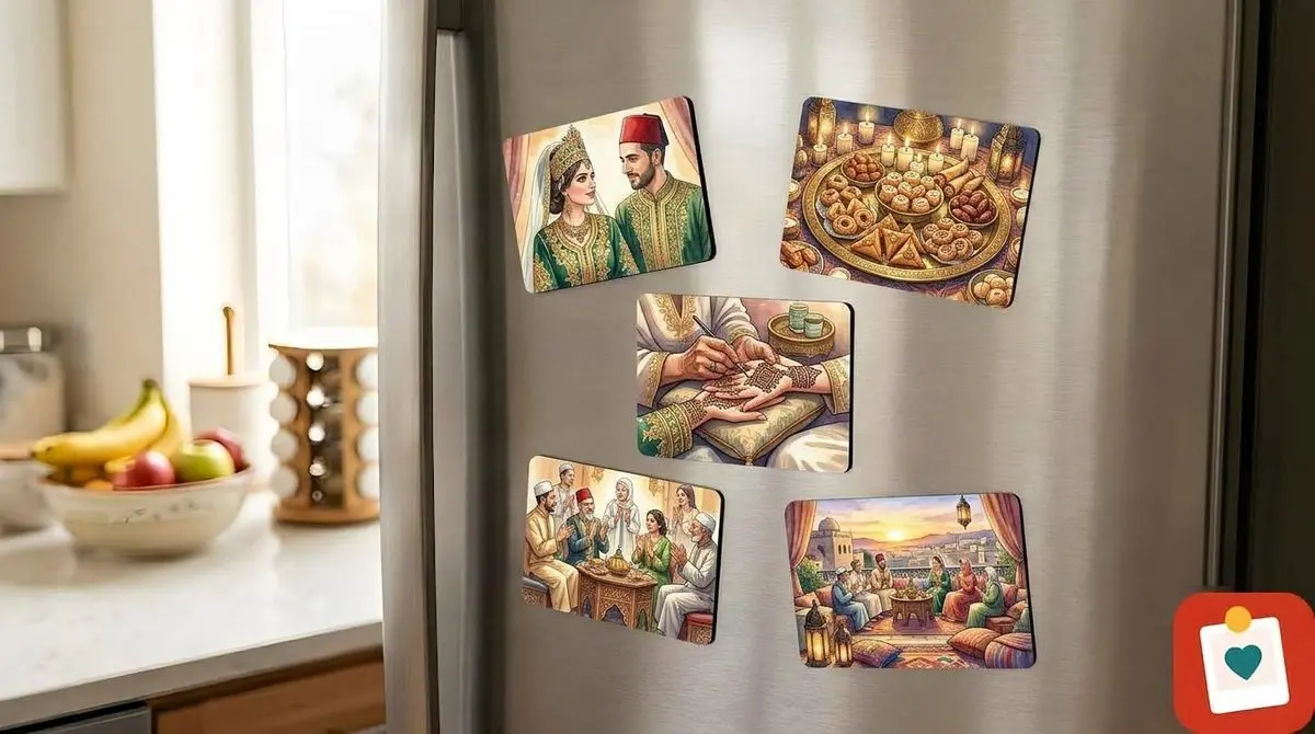 מגנט תמונה 7.5 על 10 סֶנְטִימֶטֶר - מגנט מתמונה אישית למקרר