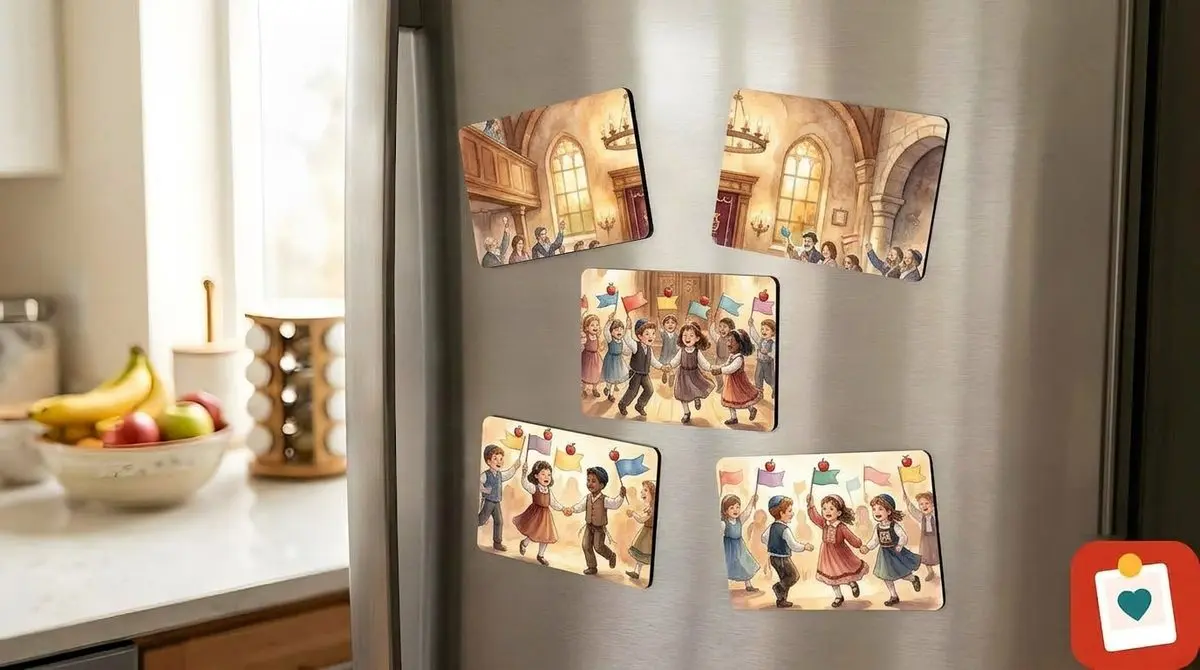מגנט תמונה 7.5 על 10 סֶנְטִימֶטֶר - מגנט מתמונה אישית למקרר