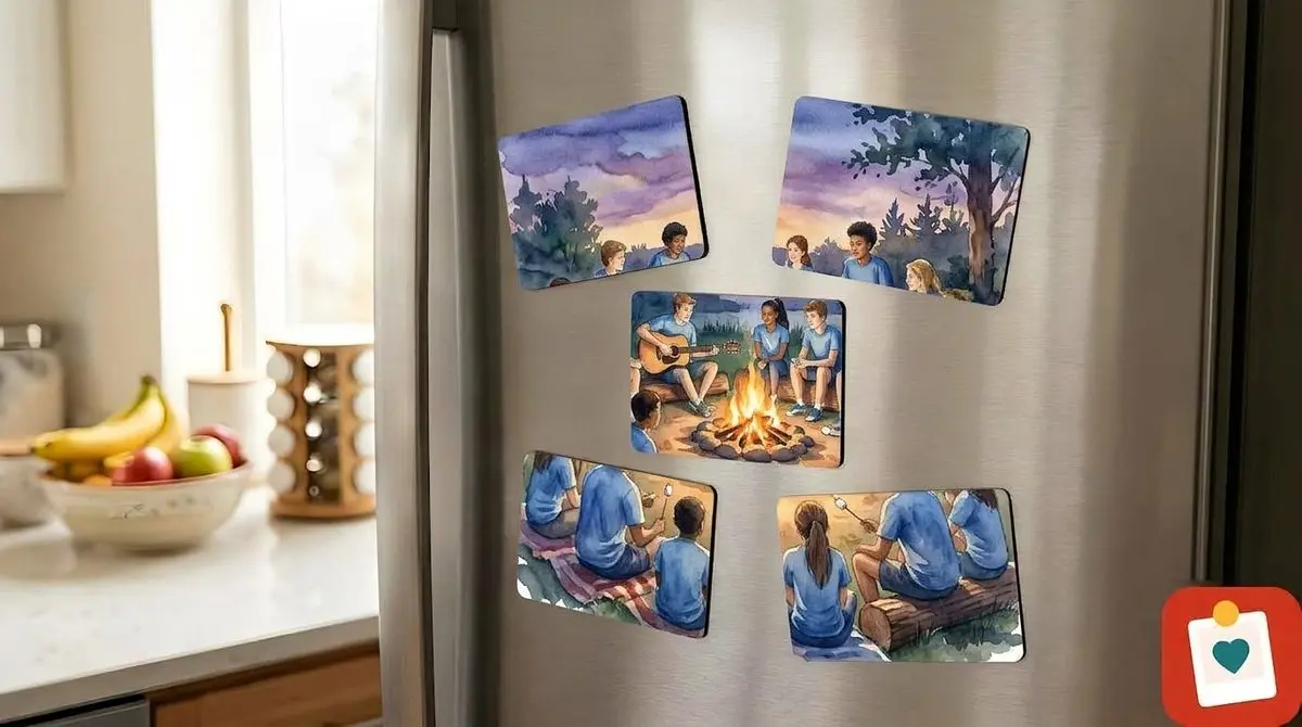 מגנט תמונה 7.5 על 10 סֶנְטִימֶטֶר - מגנט מתמונה אישית למקרר