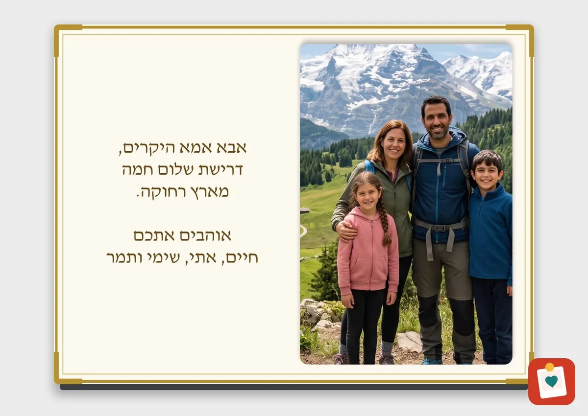 מגנט עם ברכה 20 על 15 סֶנְטִימֶטֶר במבצע חגי תשרי