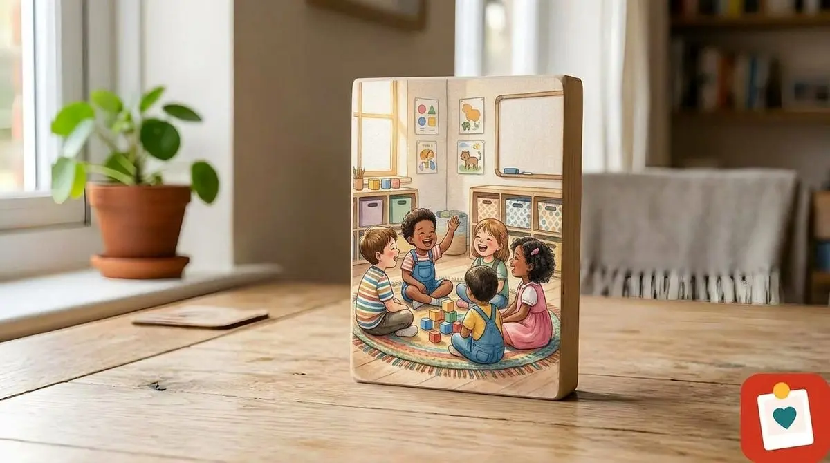 בלוק עץ 10 על 15 סֶנְטִימֶטֶר - הדפסת תמונה על בלוק עץ