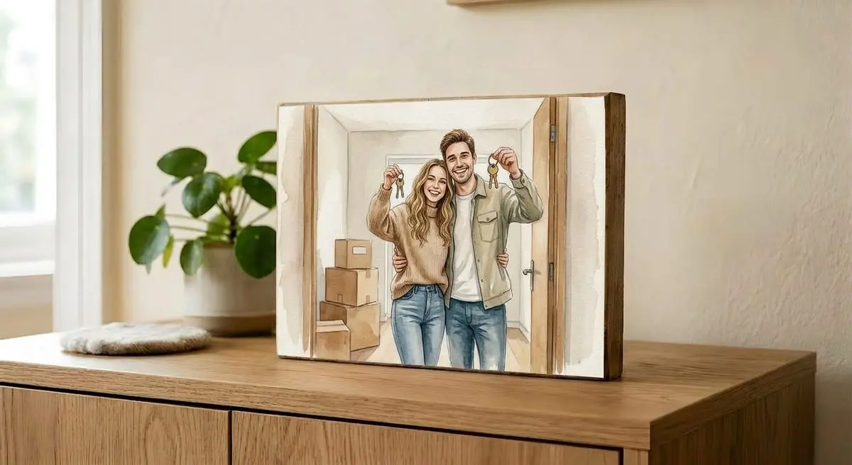 בלוק עץ 15 על 20 סֶנְטִימֶטֶר - הדפסת תמונה על בלוק עץ