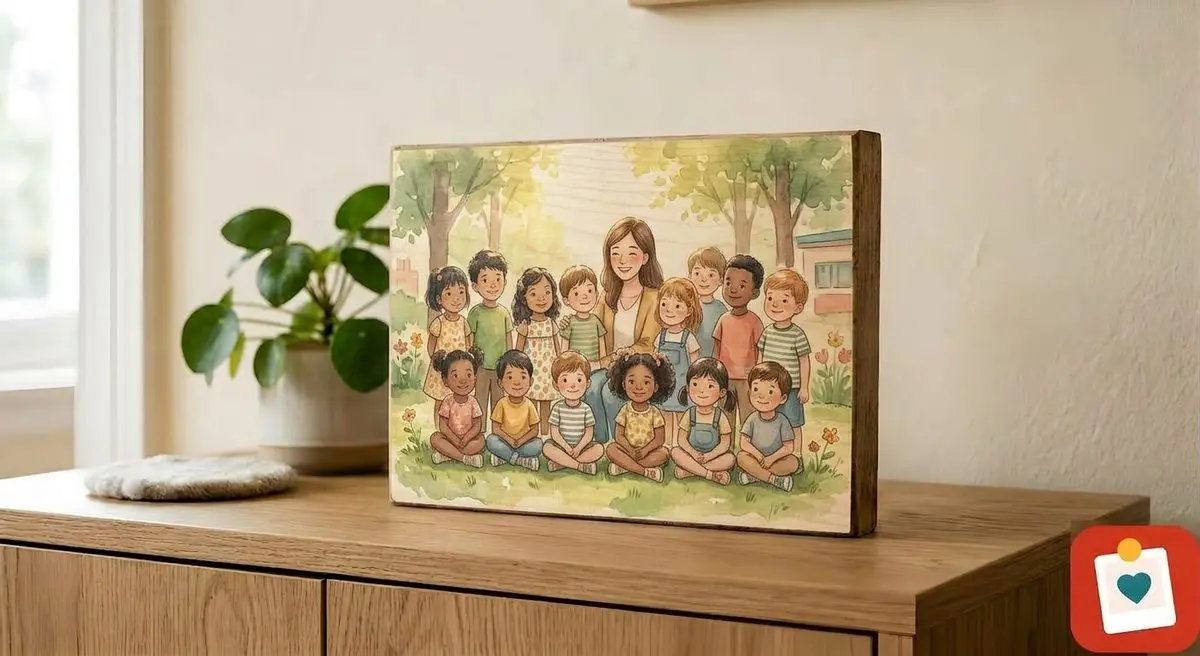 בלוק עץ 15 על 20 סֶנְטִימֶטֶר - הדפסת תמונה על בלוק עץ