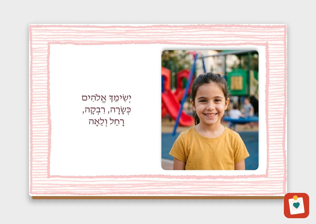 בלוק עץ עם ברכה 15 על 10 סֶנְטִימֶטֶר - הדפסת תמונה על בלוק עץ